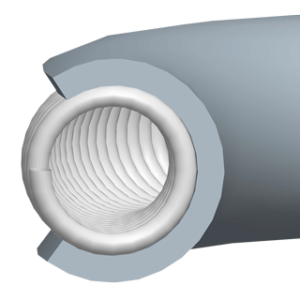 spring energized metal c-ring for external pressure